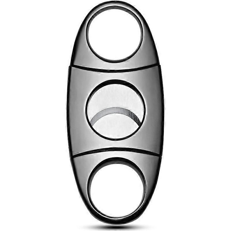 cigar cutter, Cigar cutter Portable Double Blade Stainless Steel Sharp Cigar Hole Opener Cle2-21Iac1