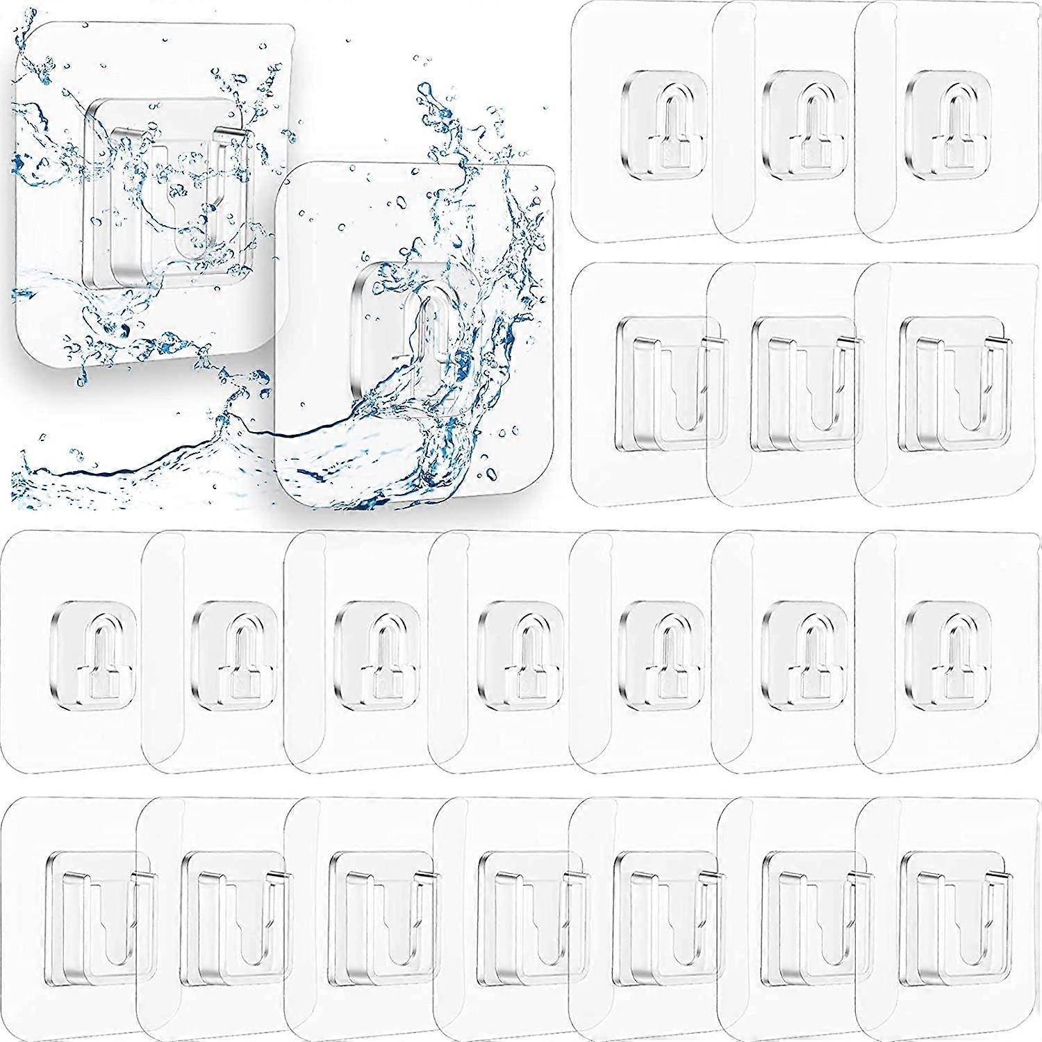 Double sided adhesive wall hook 10 sets AB buckle