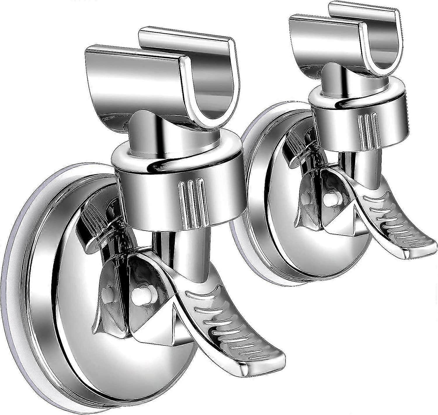 2pcs Shower Head Holder Adjustable Removable Shower Wall Holder Bracket Suction Crday Gift