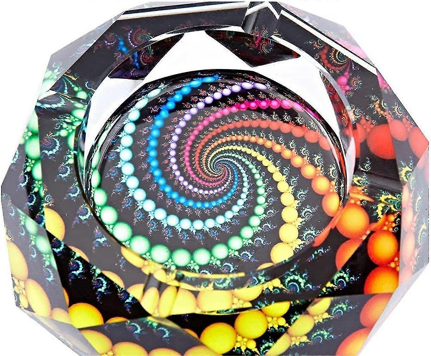 Cigarette Ashtray Ash Holder Case-creative Crystal Cigarette Ashtray