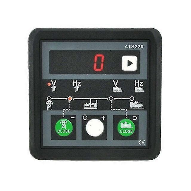 Ats220 dc 8-36v mains/generation ats controller automatic transfer switch controller
