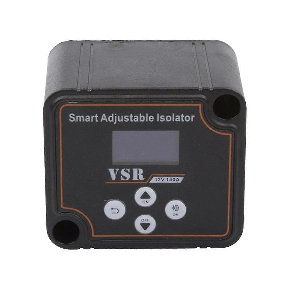 12V 140A Adjustable Dual Battery Isolator Split Charge Voltage Sensitive Relay Voltage Setting Smart Dual Battery Smart Isolator