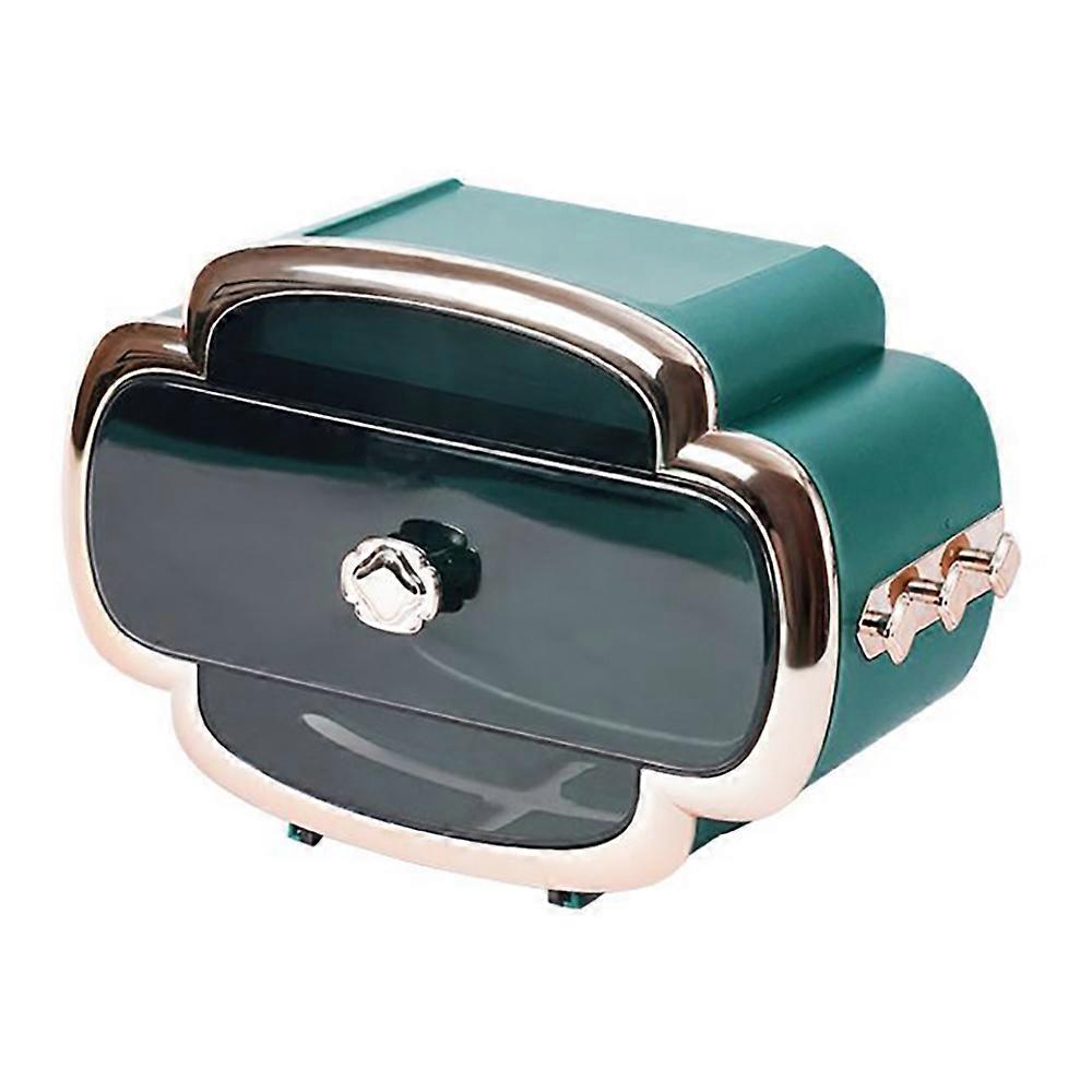Wall Mount Holder with Waterproof and Dust Cover with Storage Box Toilet Paper Tray Roll Paper Stor