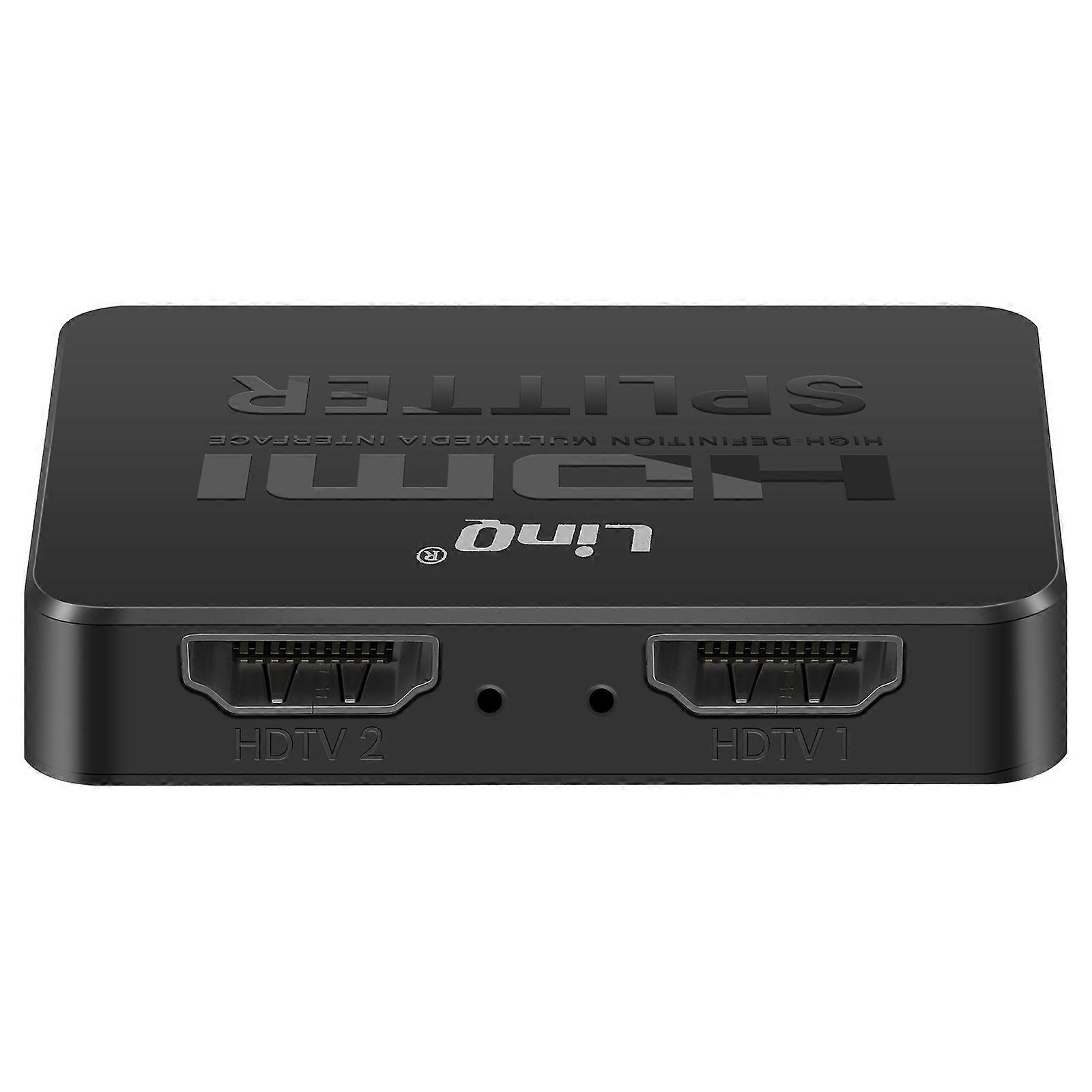 HDMI 4K Ultra HD Duplicator for 2 Simultaneous Displays, Black