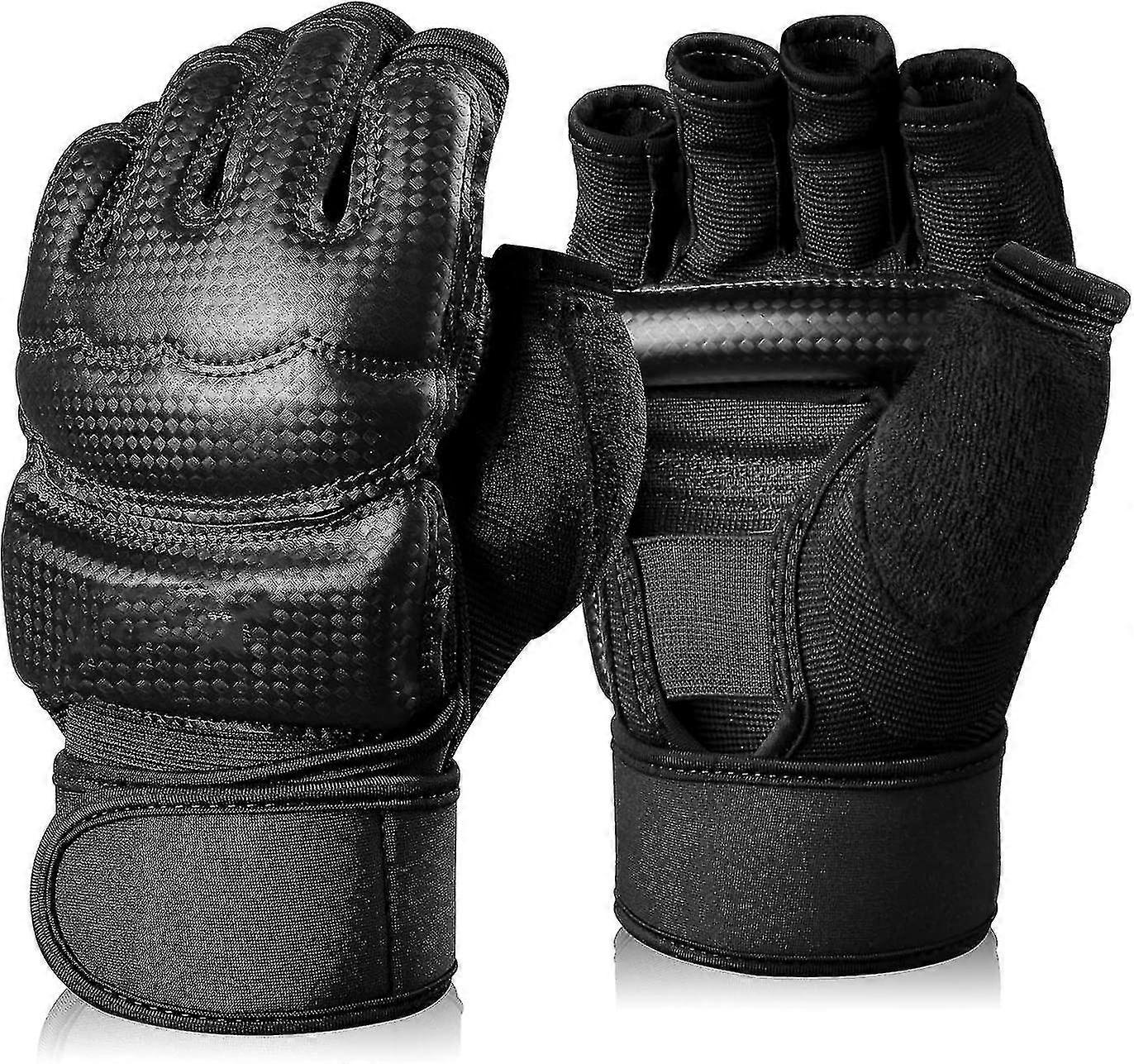 Punch Bag Boxing Martial Arts Mma Sparring Grappling Muay Thai Taekwondo Training Pu Leather Wrist Wraps Gloves