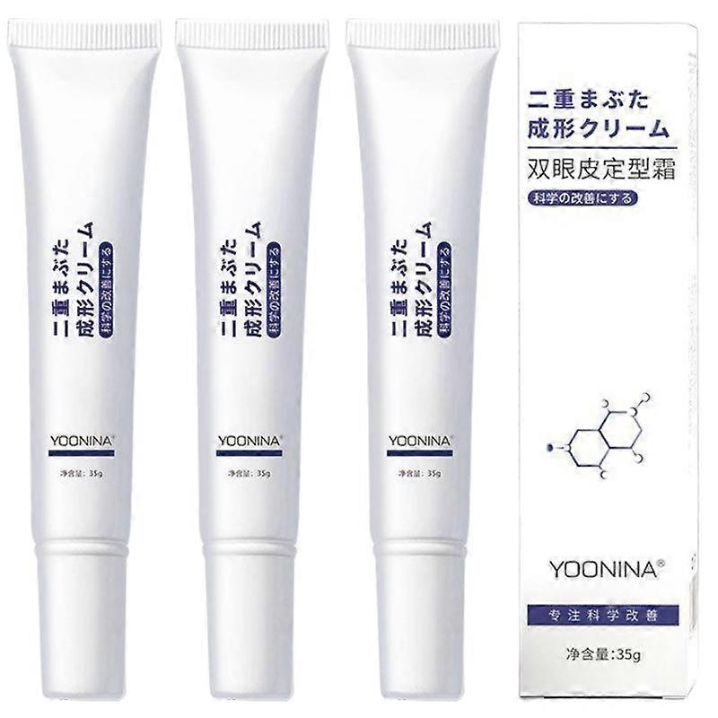 3Pcs Double Eyelid Pen Glue Invisible Double Eyelid Styling Cream Stick Liquid Tape