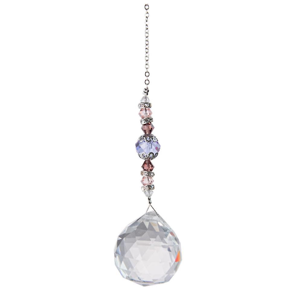 Capteur de soleil petite partition perle colorée lampe boule verre cristal pendentif