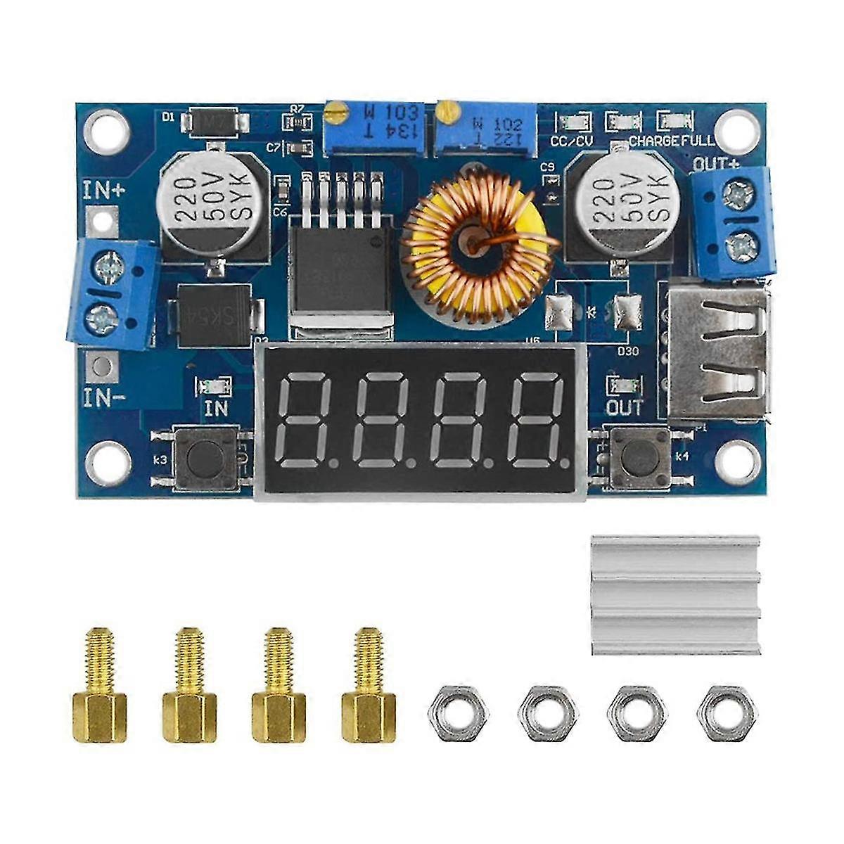 5a Constant Voltage Current Dc-dc Buck Power Module With Voltage Current Power Display Adjustable P