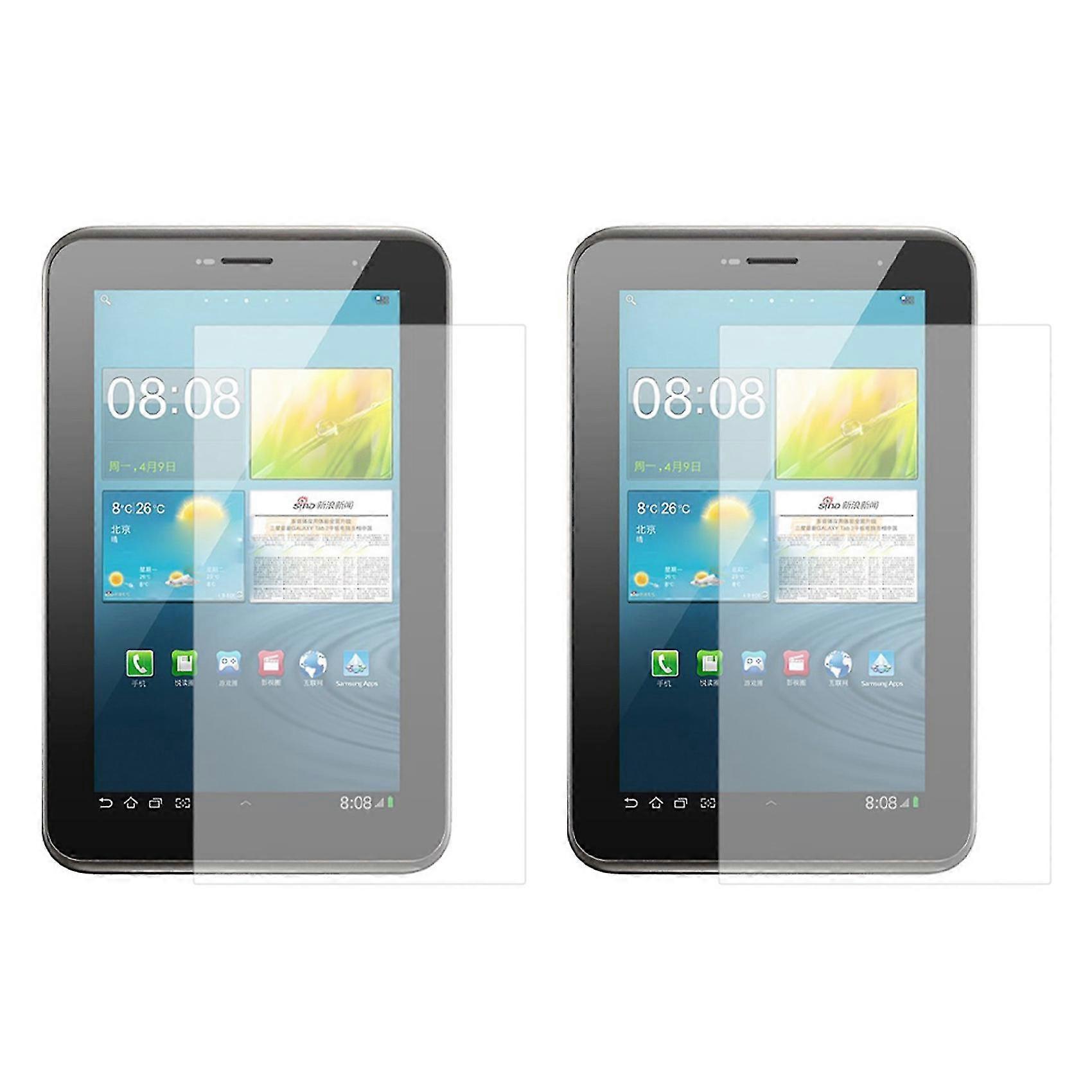 2x Lcd Protective Film For Tablet 7inches