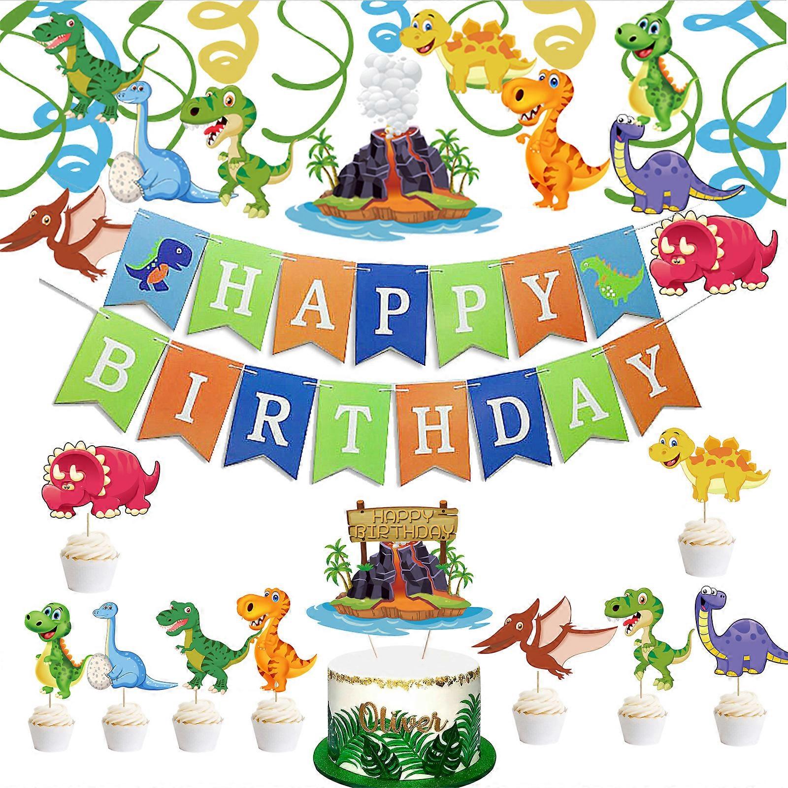 Dinosaur Birthday Banner     Theme