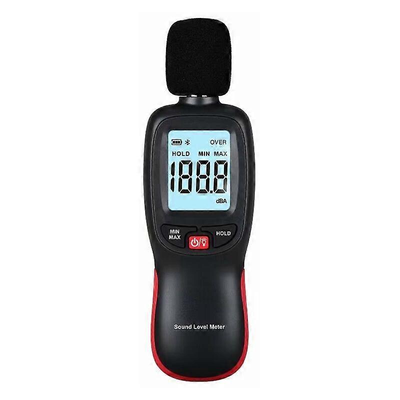 Sound Level Meter, Portable Digital Sound Level Meter 30dB to 130dB, Noise Level, Decibel Monitoring Tester, Decibel Meter for Indoor and Outdoor Use