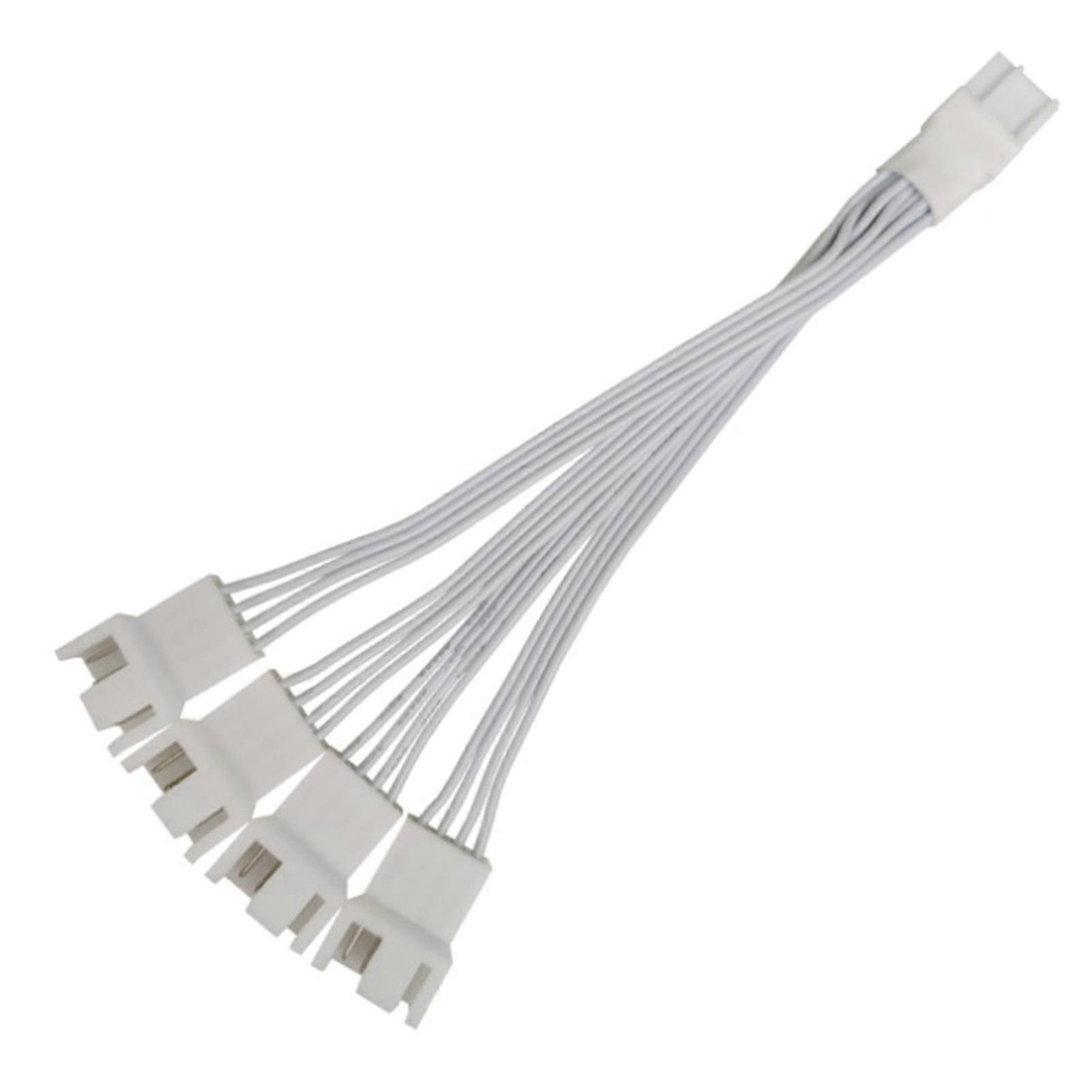 PWM Fan Splitter 4 Pin Adapter Kabel Computer CPU Fan Splitter PC 4 Pin Fan Forlænger Strømkabel 1 til 4 Converter Kaesi