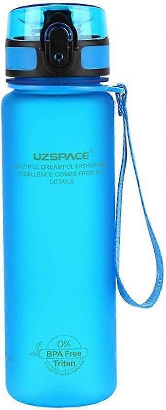 水杯水壶学生时尚便携户外高颜值适合盛水，蓝色 650ml