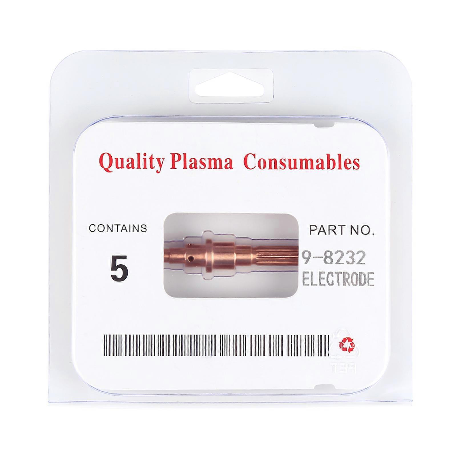 5 pcs/set 9-8232 Thermal Dynamics Plasma Cutter Cutting Torch Consumables SL60-100 Electrode
