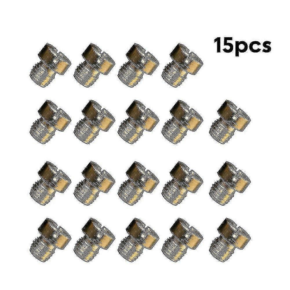 15pcs Main Jet 60-130 M6 Συμβατό με 12mm-17.5mm Dellorto Καρμπυρατέρ Main Jet Mikuni Συμβατό με Dellorto Phnl, Phva, Phbh, Phbn, Phvb, Phbg