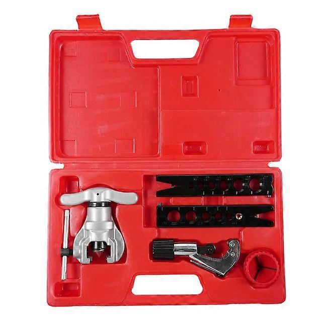 Tools Set And Tube Kit For 1/4-3/4 Inch Hvac Flaring 45 Degree Heavy Duty Eccentric Cone Type Cutter