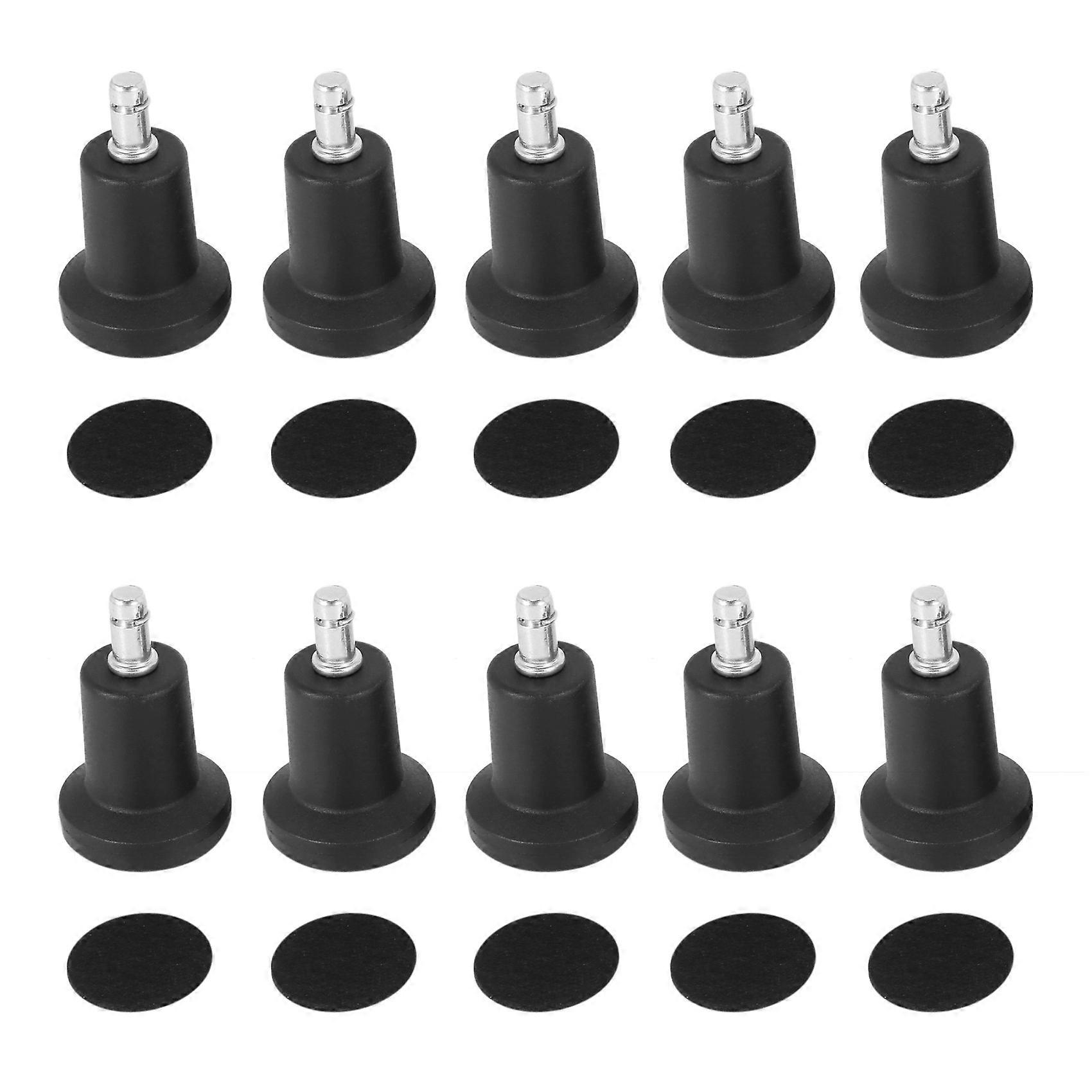 High Profile Glides Replacement for Office Chair Without Wheels & Bar Stool, Fixed Stationary Caste