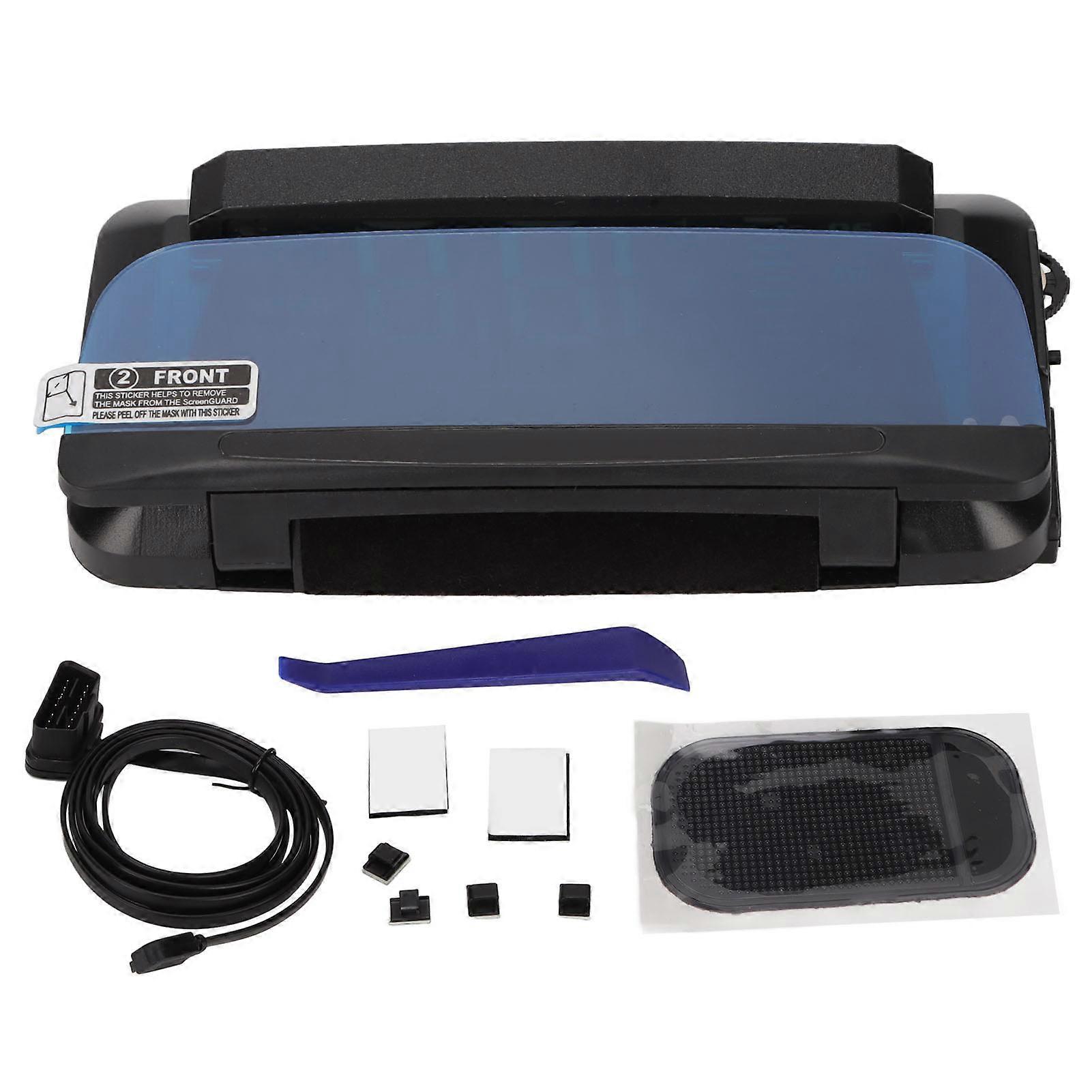 5in Smart OBD2 HUD Projector 4 Display Modes Multifunction Overspeed Alarm Plug and Play