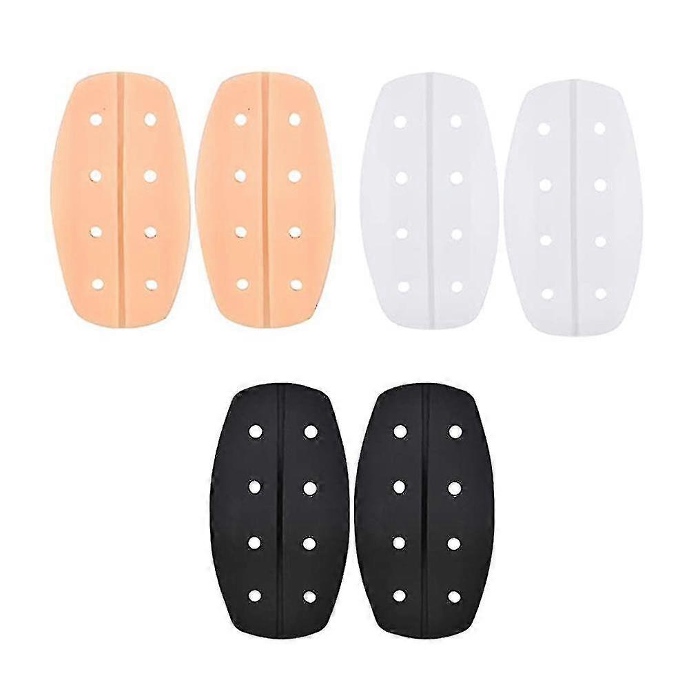 3 زوج سيليكون حمالة صدر حزام وسائد حامل عدم الانزلاق مرن الكتف حماة منصات تخفيف الكتف الانزعاج (عقد)