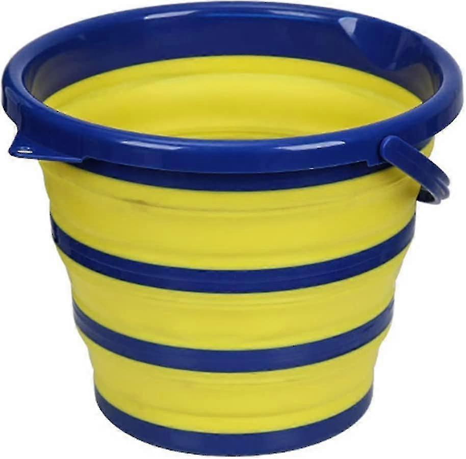 Outdoor Folding Bucket Camping Barbecue Picnic Creative Portable Household With Lid Silicone Plastic Car Wash Portable Bucket