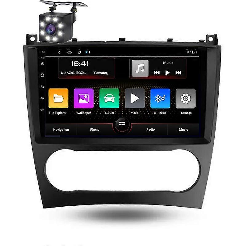Car Radio For Benz C Class W203 W209 C180 C200 2004-2011 Multimedia Video Carplay Navigation GPS