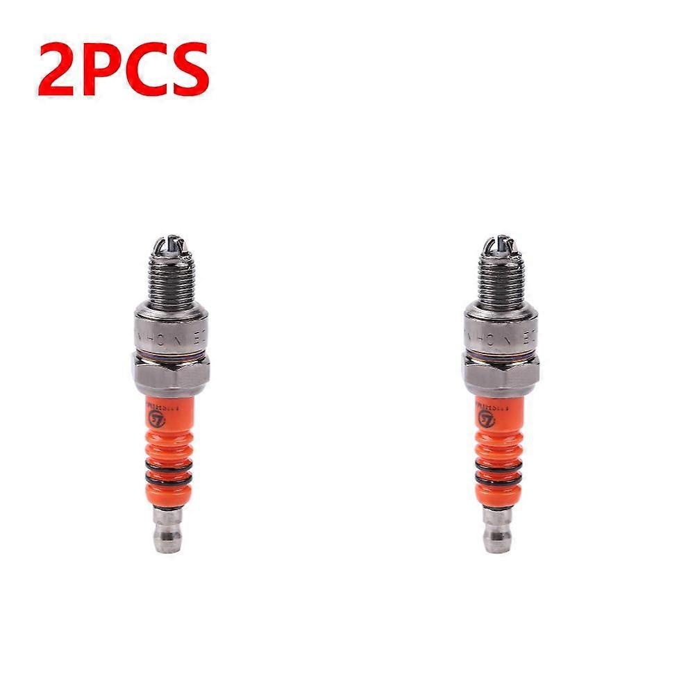 1/2/3/4/5PCS High Performance 3-Electrode Motorcycle Spark Plug A7TC For 50cc-150cc ATV Racing Spark Plug 3 Triple Electrode