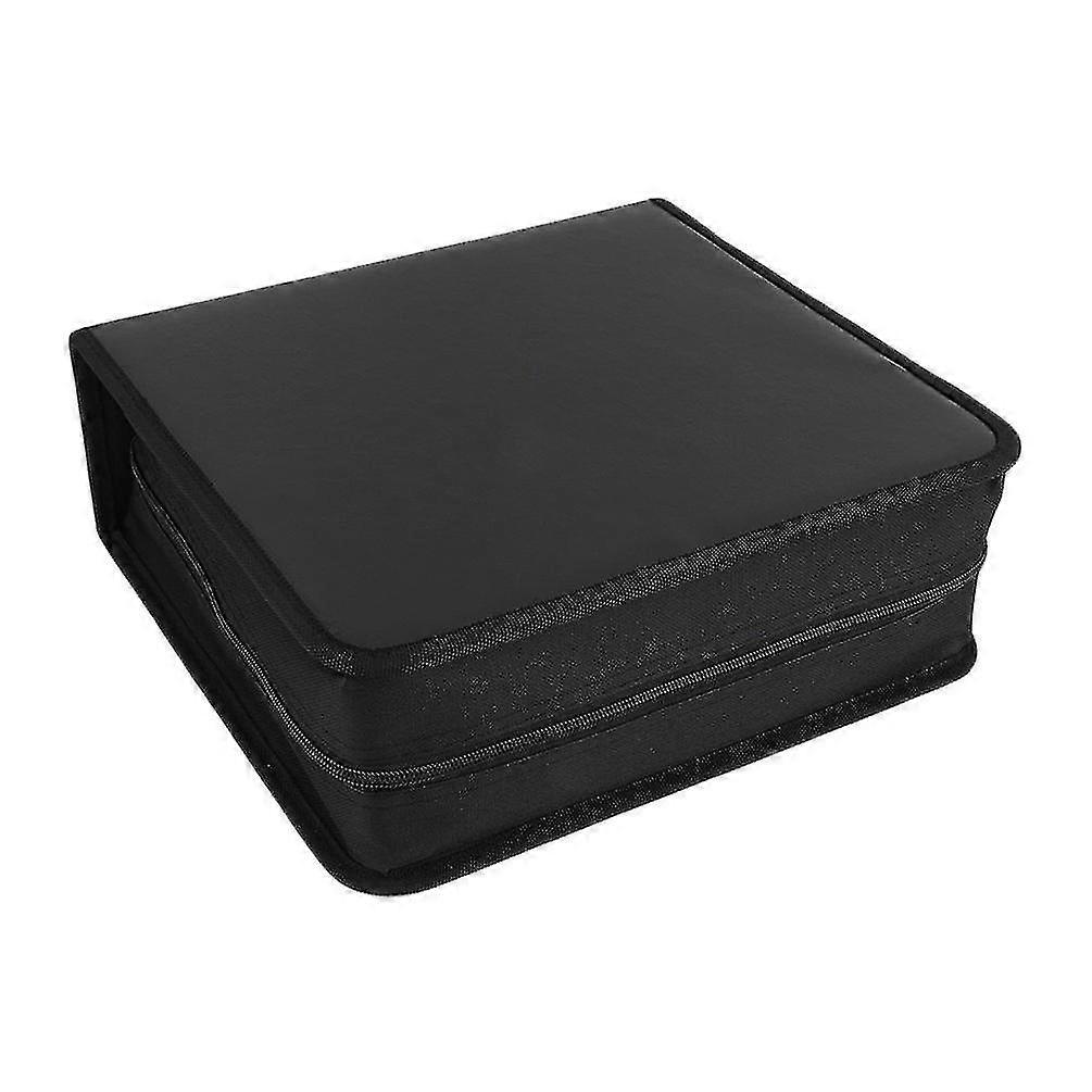 400 قطعة من بو الراقية محاكاة الجلود حقيبة الأقراص المضغوطة، دي في دي حقيبة التخزين