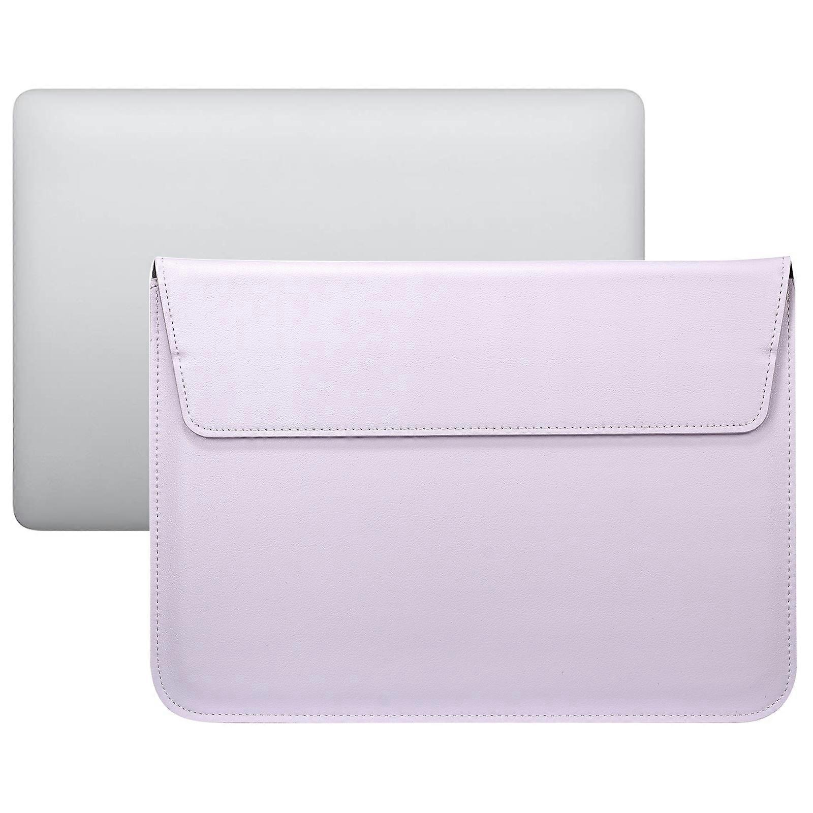 Bolsa de laptop de couro PU para MacBook Air, Pro 13 polegadas