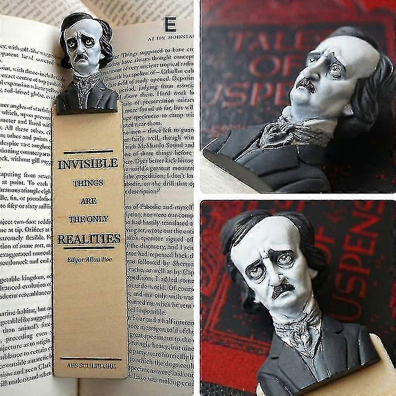 Horror Bookmarks 3d Cartoon Resin Portrait Bookmark Great Gifts For Book Lovers