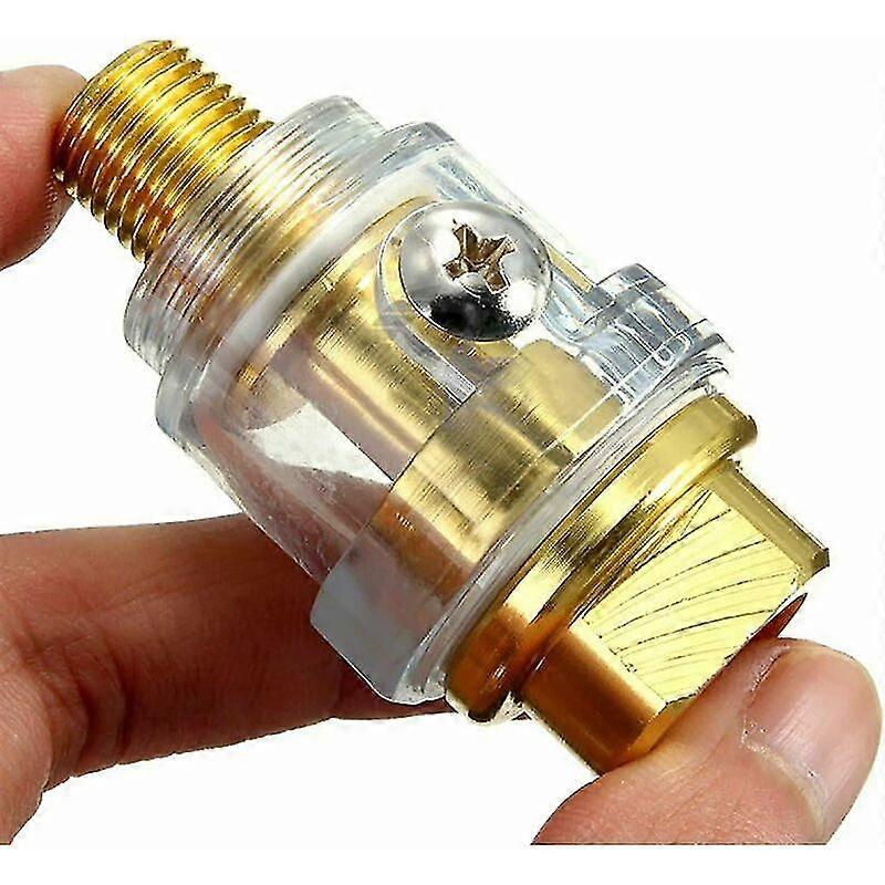 Mini Oiler, 2pcs Pneumatic Oiler 1/4 Inline Grease Nipples Minimist Pneumatic Oiler Grease Nipples For Air Compressor Accessories Tool