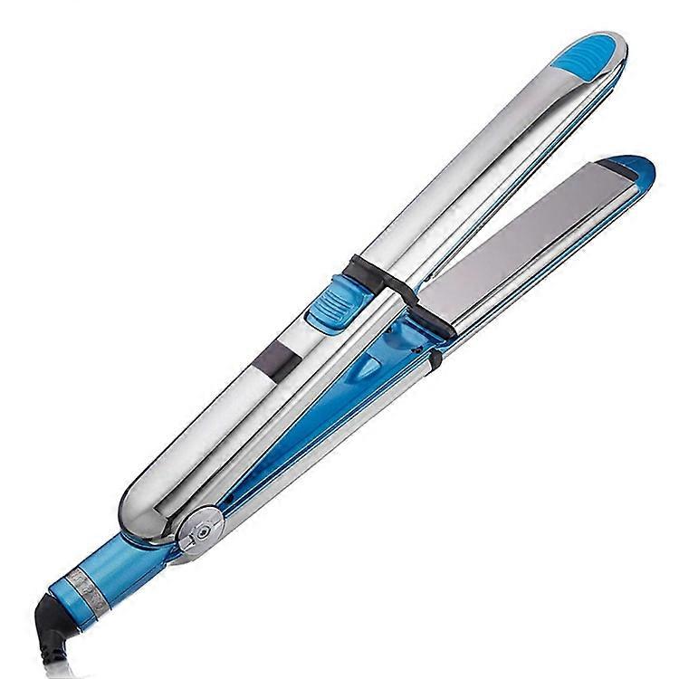 2 PCS Titanium Hair Straightener Flat Iron, EU Plug