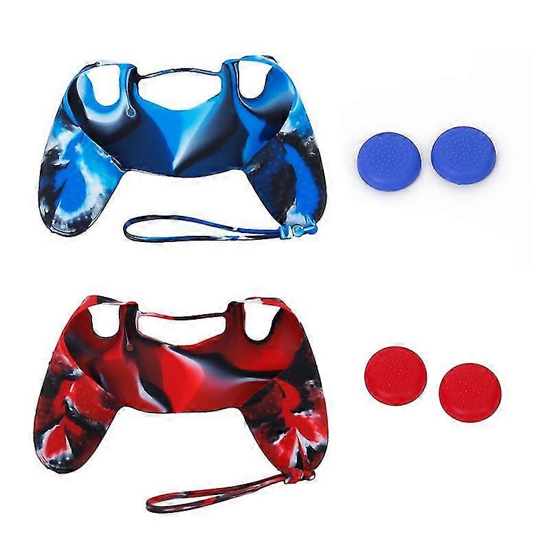 Silicone Controller Case Cover For Ps4 Controller-c