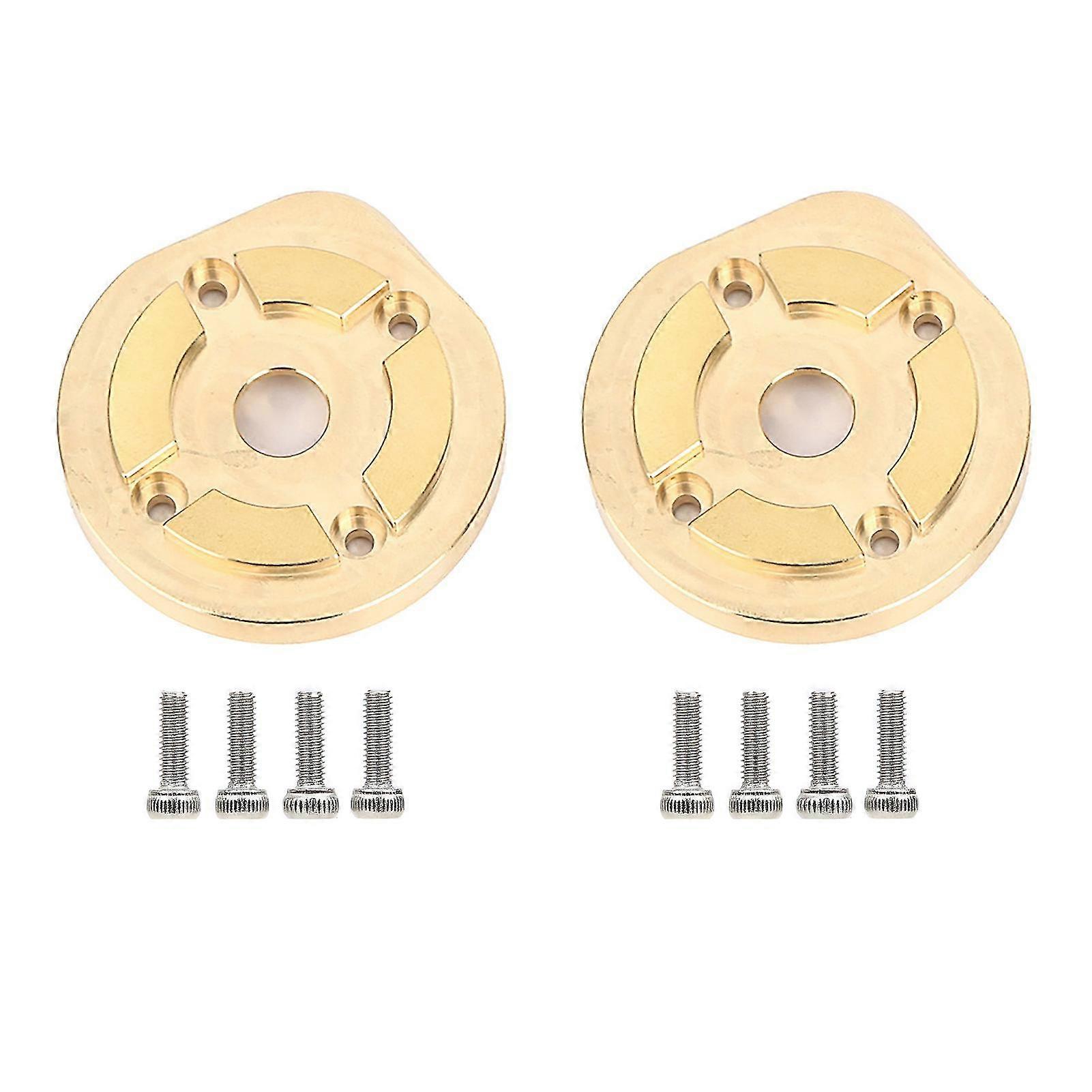1 Pair Axial Capra 1.9 RC Front Rear Brass Balance Weight Portal Drive Housing Caps