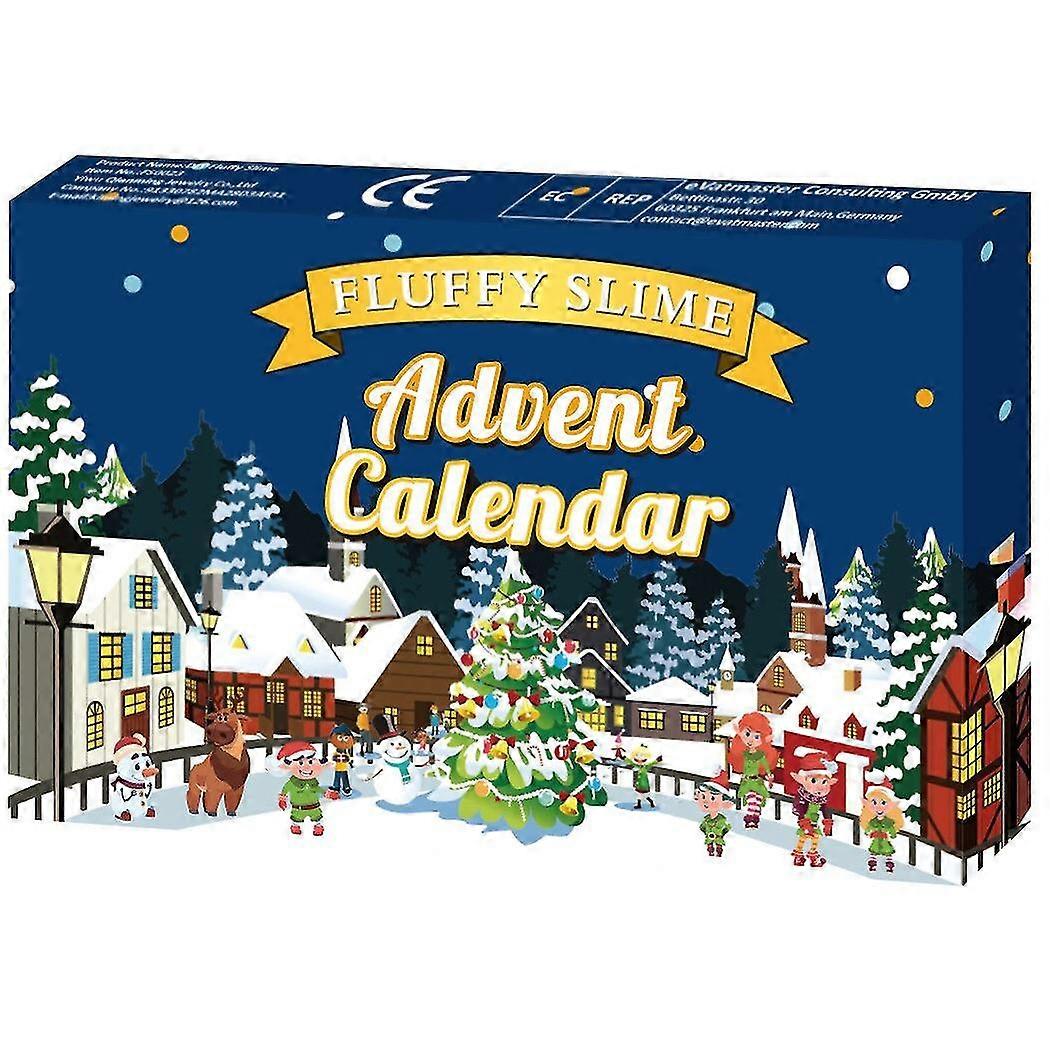 Slime Advent Calendar 2022 Christmas Countdown Calendars 24 Days Of Surprises Funny Xmas Gifts For Toddler Kids Teens Girls