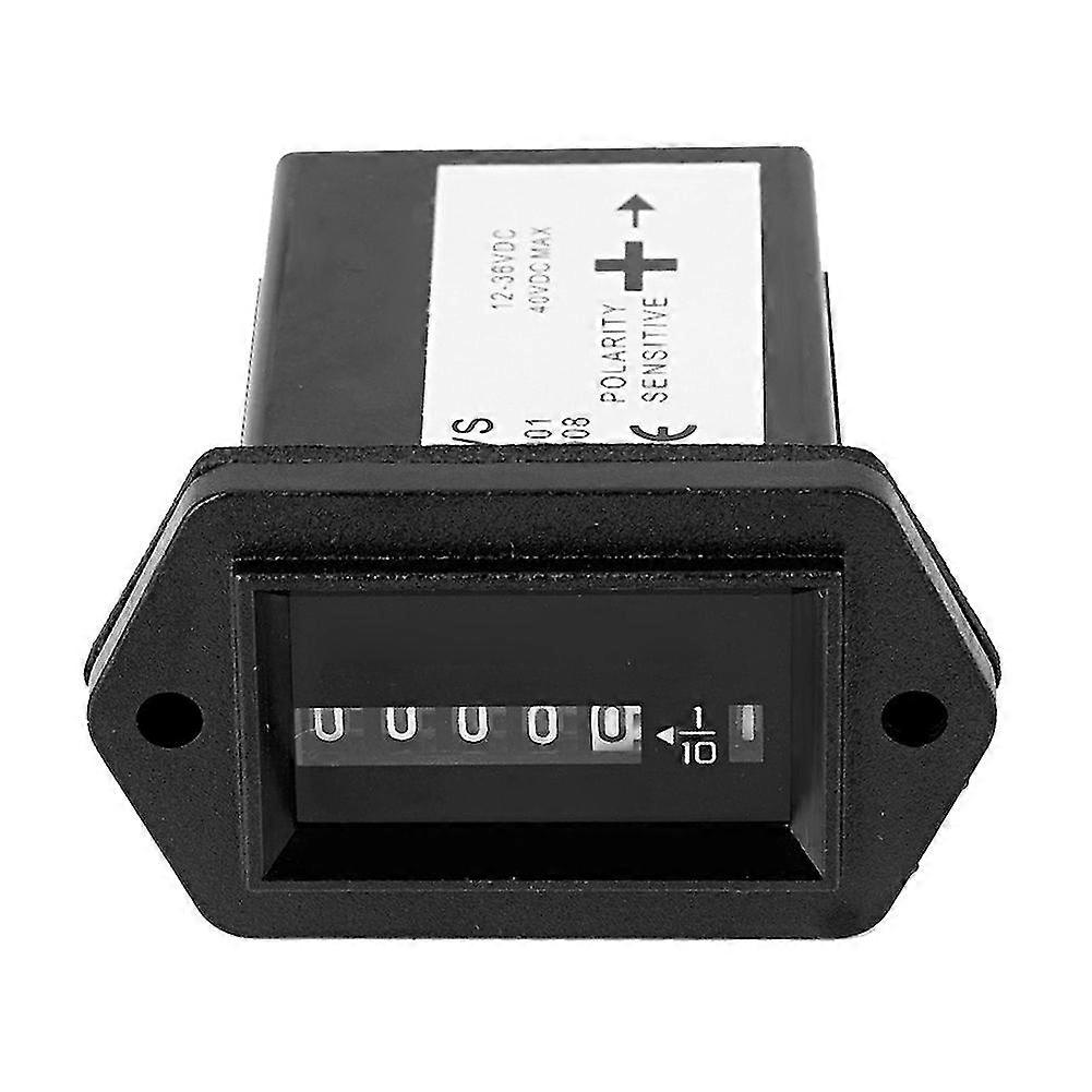 Engine Hour Meter Timer Gauge compatible with Truck Boat Car Tractor - DC12-36V