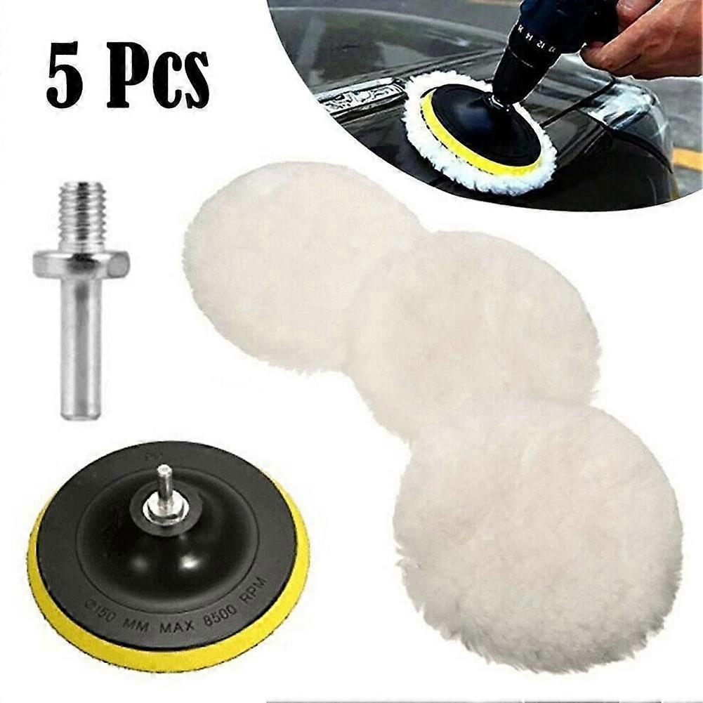 4inch 100mm Polishing Kit Polishing Pad Car Waxing Sponge Disk Wool Wheel Auto Paint Care Polisher Pads Car Gadget
