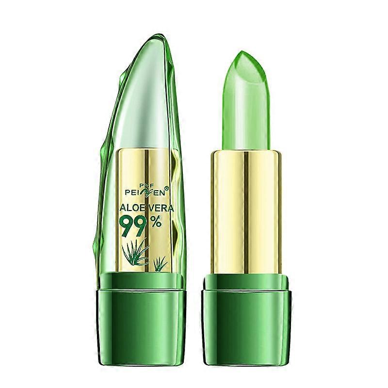 2 Pcs Aloe Vera Lipstick, Magic Temperature Color Change Lipstick Lip Blam Moisturizing Long Lasting Lip Makeup