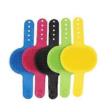 5pcs Pet Bathing Massage Brush Massage Comb Dog Bathing Glove Massage Glove