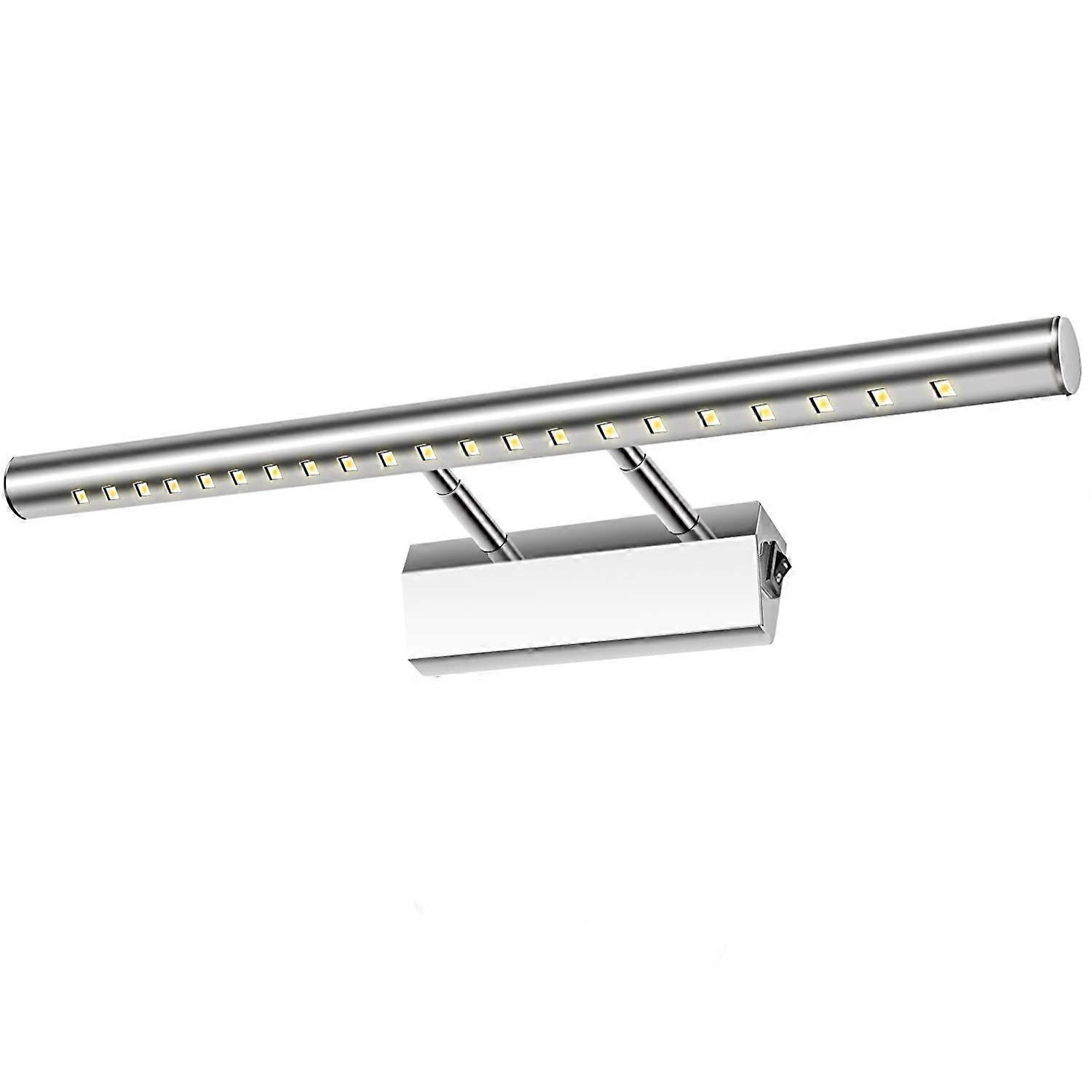 5W Bathroom Mirror Wall Light Stainless Steel Table Lighting 40cm (White)