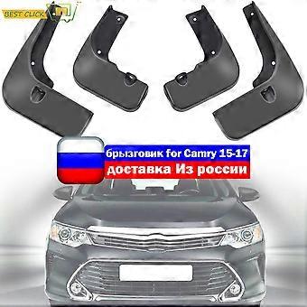 Set Molded Car Mud Flaps For Toyota Camry 2015 2016 2017 Mudflaps Splash Guards Mud Flap Front Rear Mudguards Fender Accessories