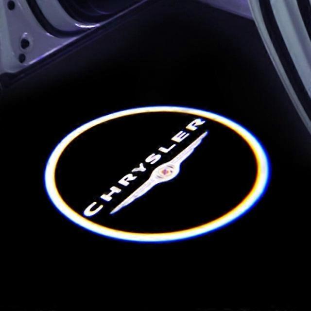 LED Car Door Welcome Light Logo Ghost Shadow Decorative Lamp For Chrysler 300 300c 200 Sebring FR JR JS Lancia Thema Accessories