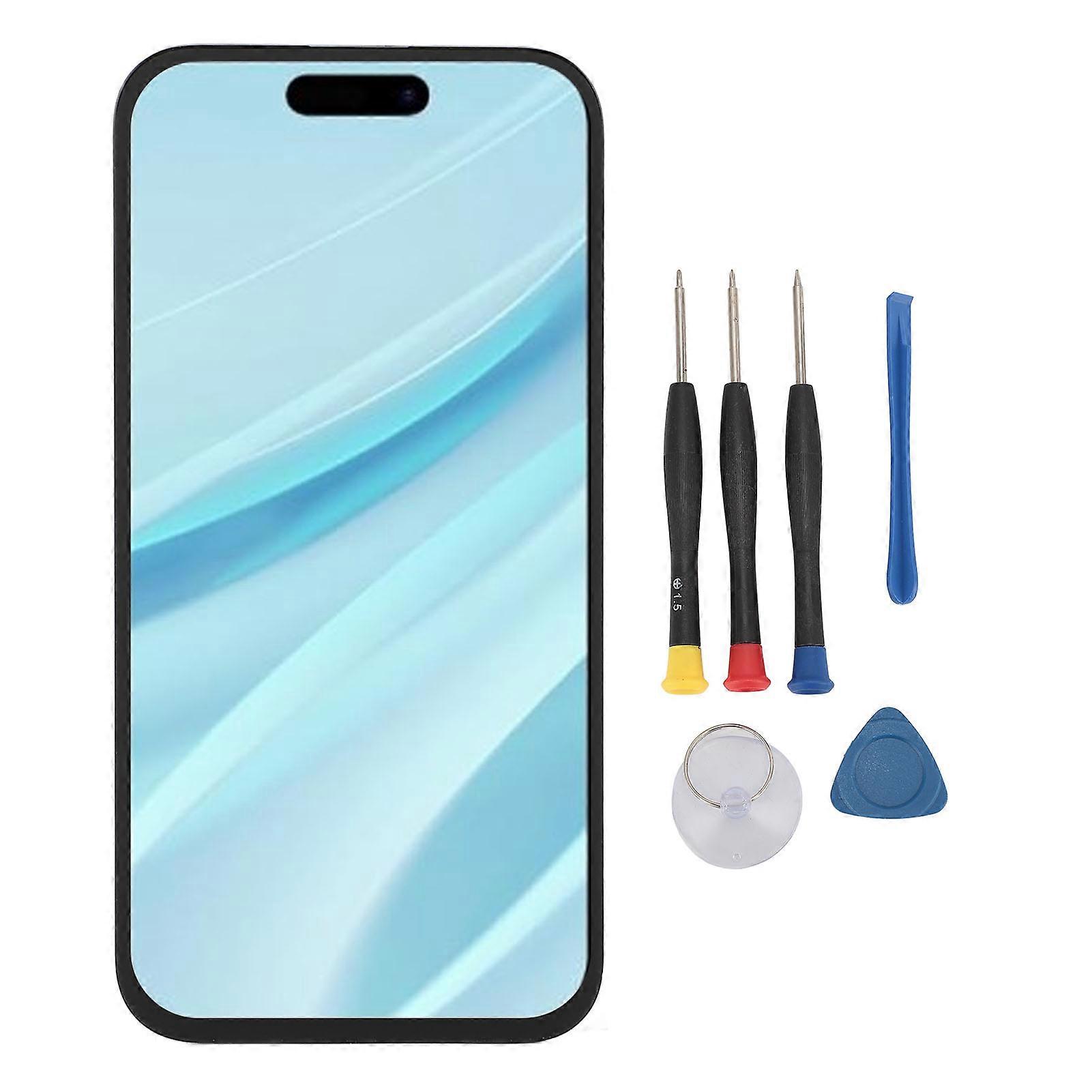 6.1 Inch Screen Replacement Incell Touch Screen Digitizer Assembly with Repair Tool and Water Resistant Seal For IOS 15 A2846 A3089 A3092 A3090