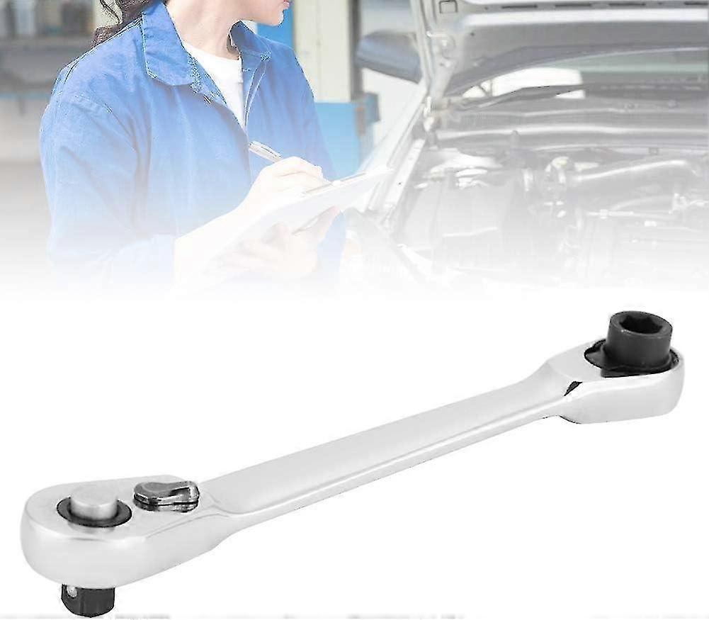 Set di chiavi a cricchetto - Mini Ratcheting Socket Driver 1/4 "Hex Torque Wrench (Dimensioni: 130mm)