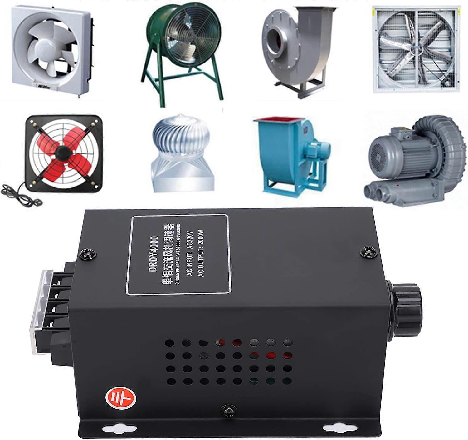 Motor speed regulator Single phase ceiling fan speed Adjustable switch AC 220V motor speed regulator