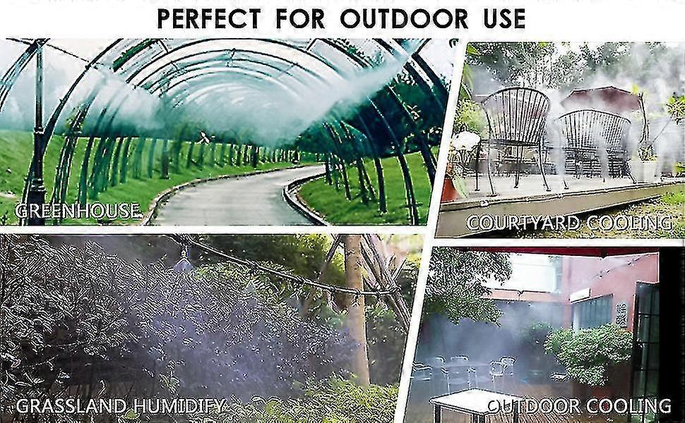 パティオミスティング冷却システムガーデンウォーターミスターのための霧ノズル