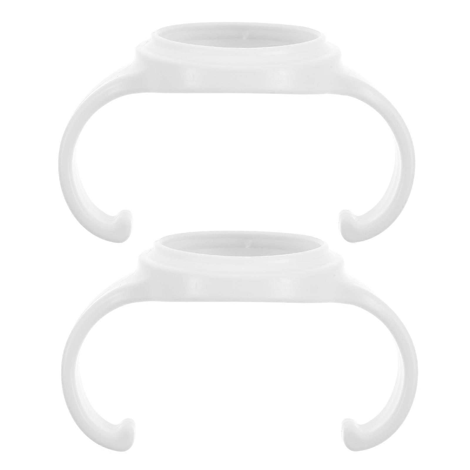 2 Pz Regolabile Stand Tumbler Maniglia Sostituzione Tazza Da Viaggio Pinza Sippy Bottiglia Manico Regolabile Tumbler Maniglia Bianco 12x6.5x7cm
