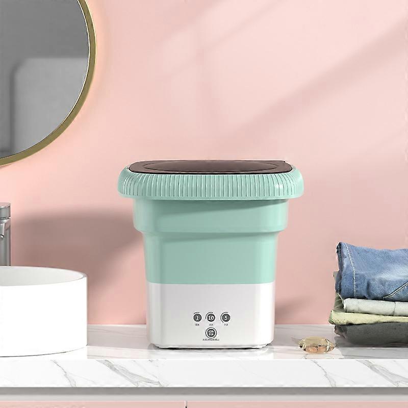 Mini hordozható összecsukható mosógép fehérnemű, zokni és csecsemőruhák mosásához