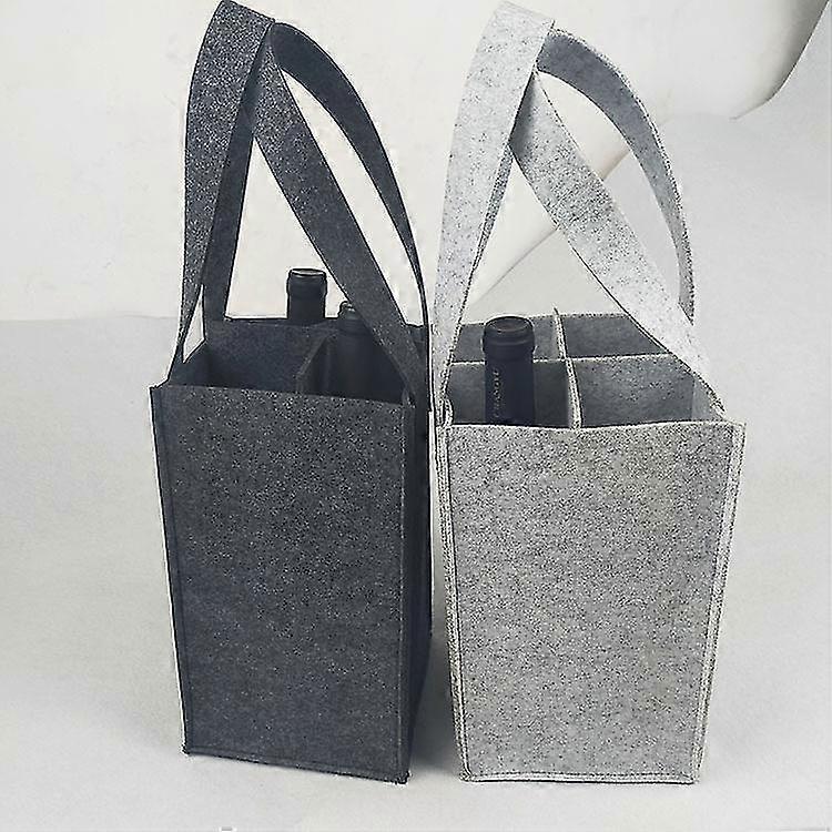 Bottle Bag, 4 Bottles, Bottle Carrier For Wine, Beer, Empty Container