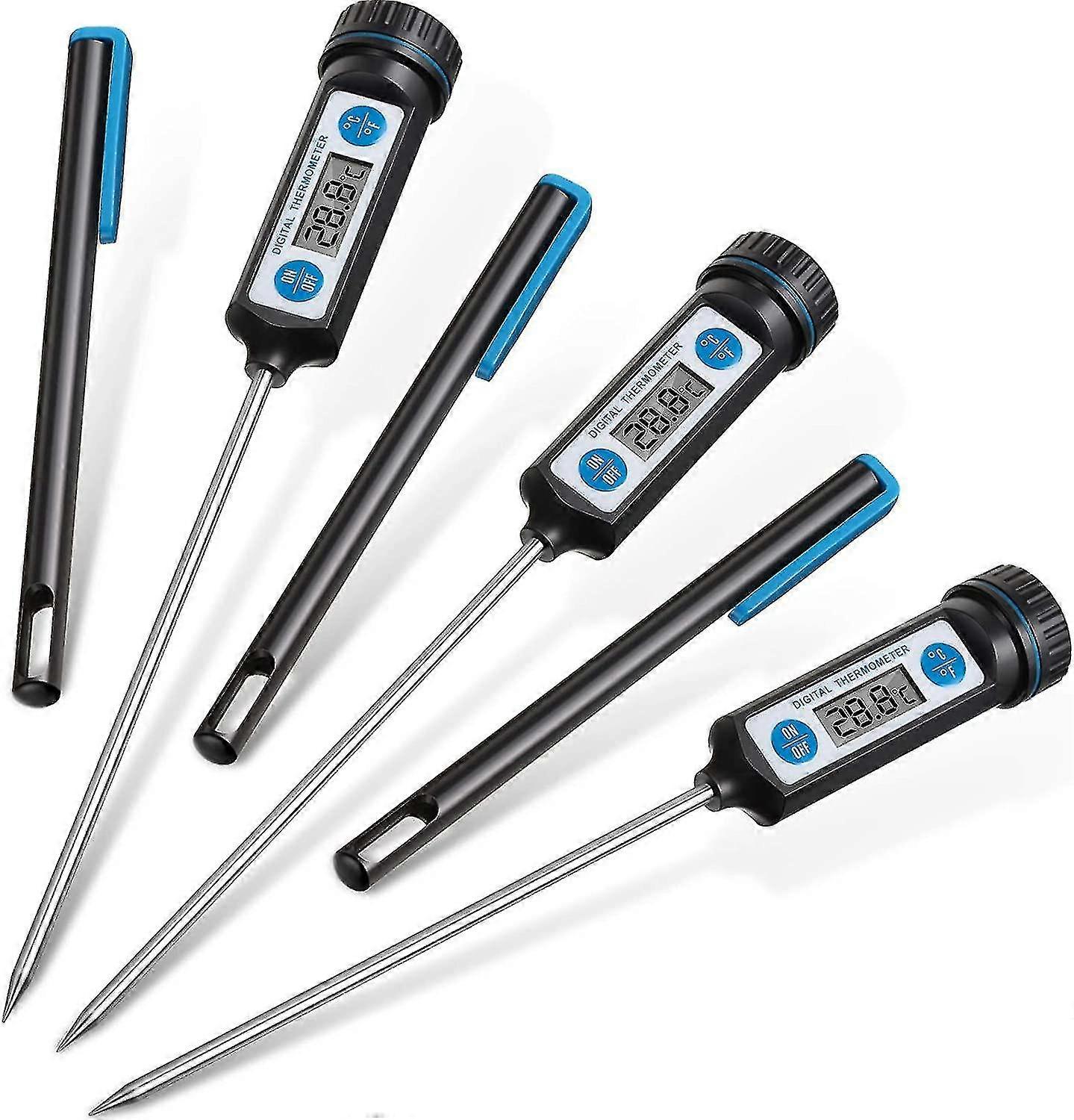 3 Stk Kjtttermometer Vanntett Digitalt Termometer Sondetermometer T-x