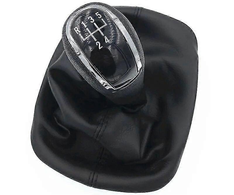 5 6 Speed Car Gear Shift Knob Stick Lever Gaitor Boot Cover For Skoda Fabia 2000-2008